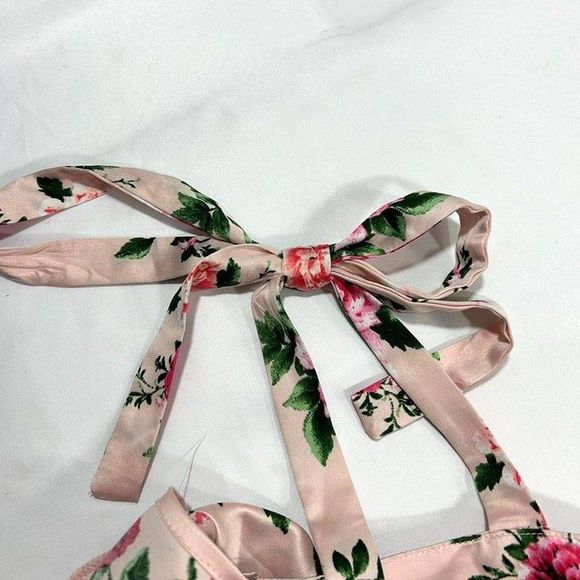 Forever 21‎ Plus Floral Cropped Blouse 0X - Picture 4 of 5